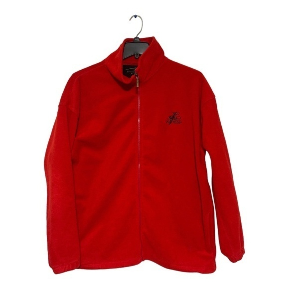 CH Outerwear Mens Vegas Red Fleece Lightweight Jacket Sweater Size XL